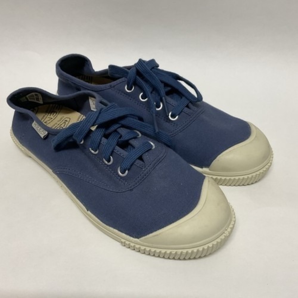 NWB Keen Navy Blue 100% Vulcanized Footwear Sneakers Women 8.5 Thailand Canvas